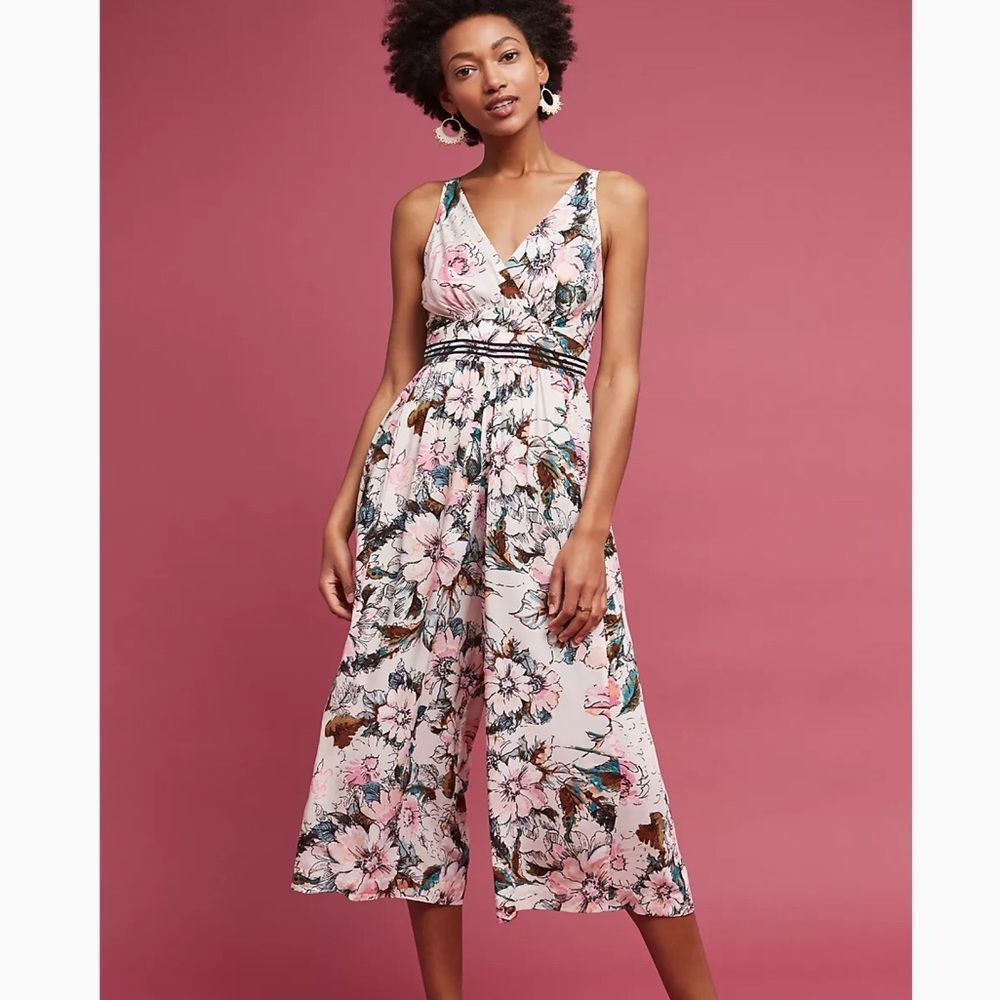 ANTHROPOLOGIE | Plenty by Tracy Reese Gwyneth Floral Jumpsuit